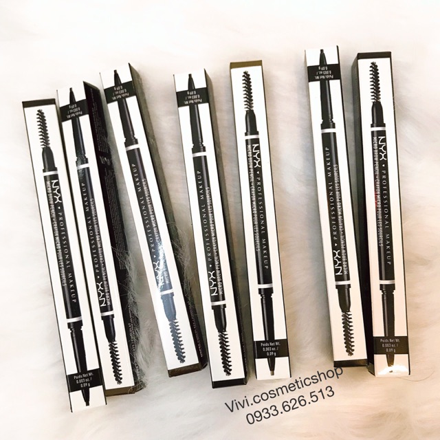 Chì kẻ mày NYX micro brow pencil