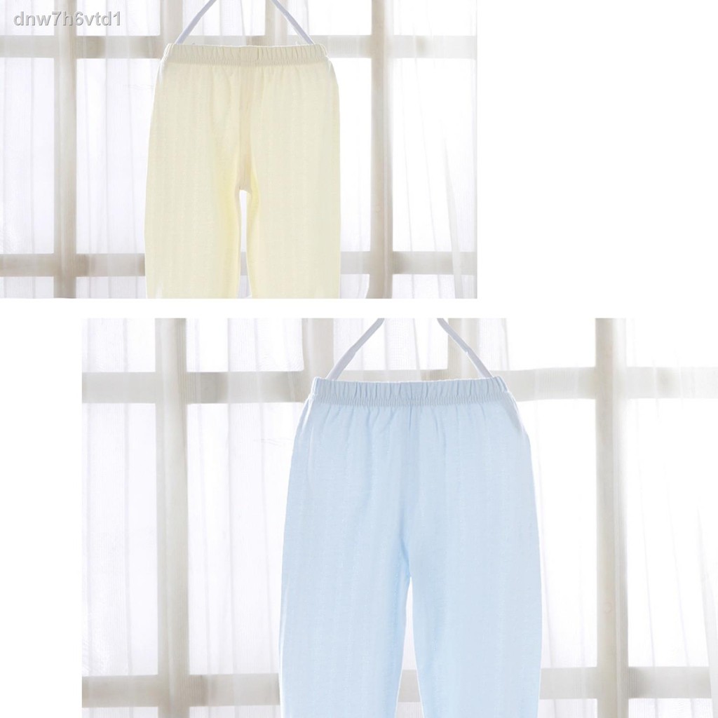 quần chống muỗi cho bé mặc nhà mùa hè cotton mỏng trẻ em trai áo khoác cô gái xuân và thu