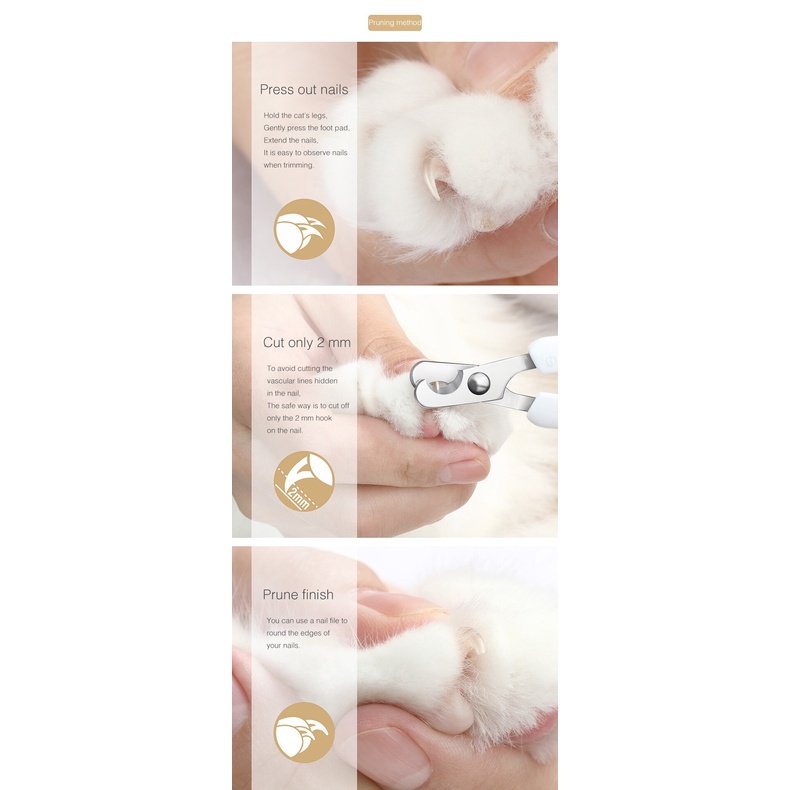 Kềm cắt móng cho mèo Catidea Nail Clipper CG12