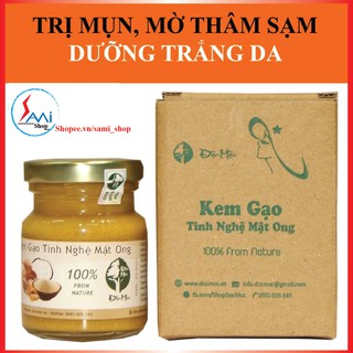 [Hoàn Tiền] Kem Gạo Nghệ Độc Mộc - Dưỡng Trắng Da - Mờ Thâm - Mờ Nám - Tàn Nhang