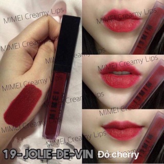 Son Lì MIMEI - MÀU ĐỎ CHERRY