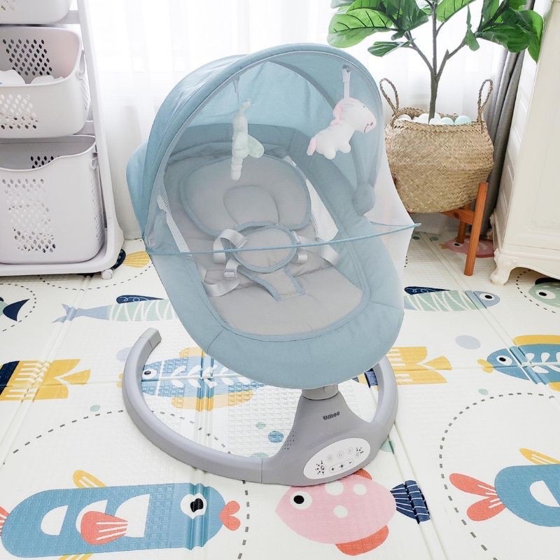 Nôi Rung Điện Tự Động Umoo Cho bé Từ Sơ Sinh.