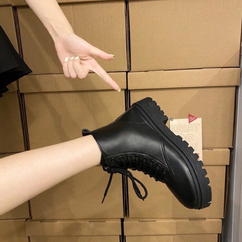 Bốt Chiền Binh,bốt cao cổ hàng hót trend-Ulzzang Siêu Hót [Sẵn Hàng]