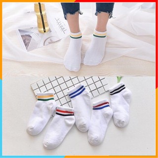 Combo 5 đôi tất vớ nữ - Tất cổ ngắn hàn quốc chất cotton đẹp cute dễ thương T09