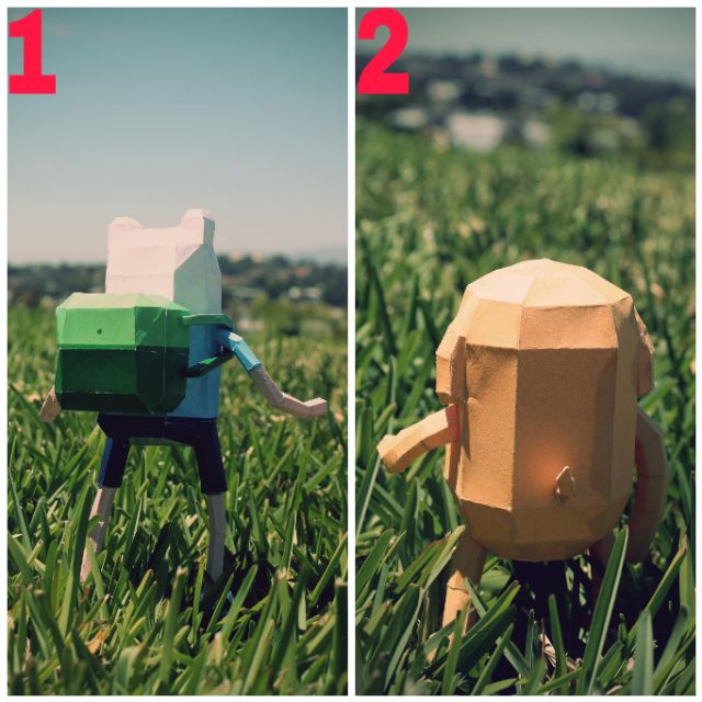 Mô hình giấy Finn,Jake,Marceline,Lumpy Space Princess