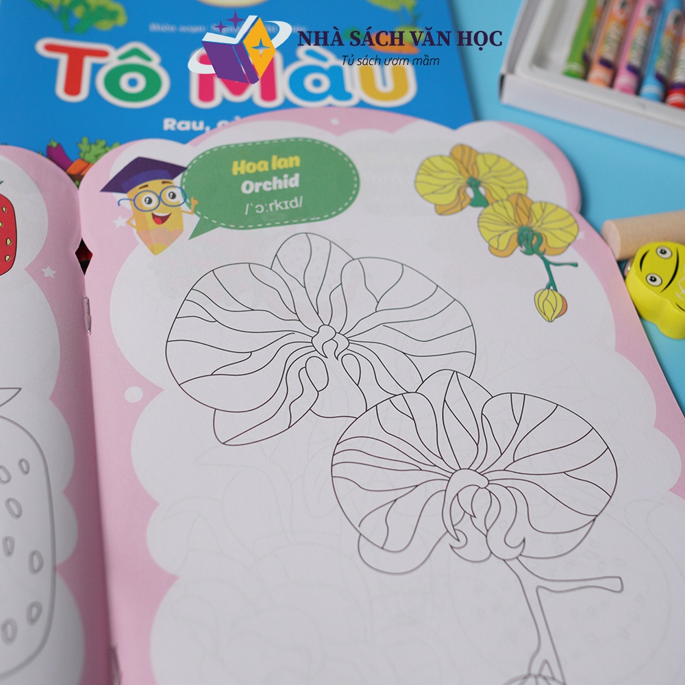 Sách Bé Tô Màu 8 Chủ Đề Bộ 8 Quyển Tô Màu Gấu