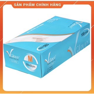 Găng tay y tế CÓ BỘT Vglove Khải Hoàn