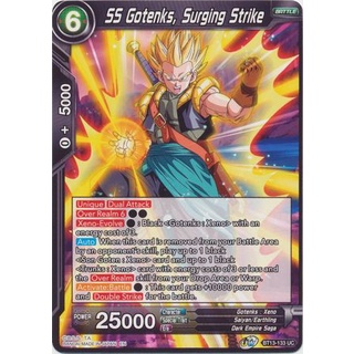 Thẻ bài Dragonball - TCG - SS Gotenks, Surging Strike / BT13-133'