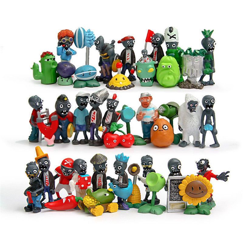 Set 40 Mô Hình Nhân Vật Trong Game Plants vs Zombies