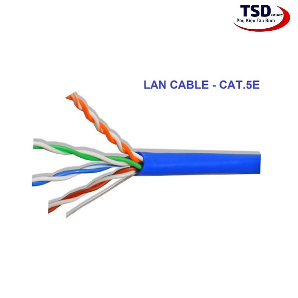 Cáp Mạng 2 Đầu Bấm Sẵn Tốc Độ CAT 5E LXF Dài 1M5