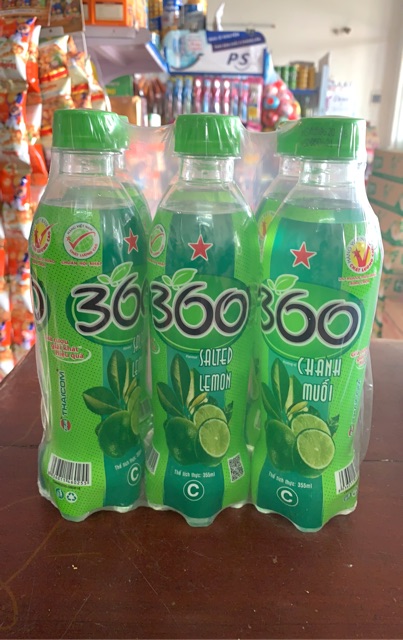 Chanh muối 360 1 thùng 24 Chai x 335ml