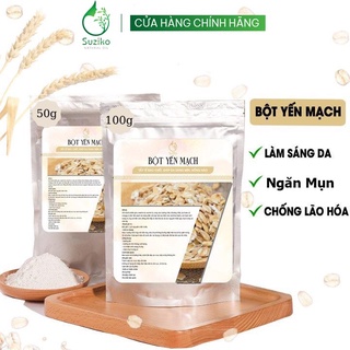Bột Yến Mạch đắp mặt nạ hữu cơ SUZIKO nguyên chất 70G | 100% Organic