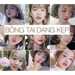 [Ảnh Thật Ở Sau] 20 Mẫu Bông Tai Kẹp Bộ 3 -Không Cần Xỏ Lỗ Dễ Thương Cute Thời Trang Hàn Quốc