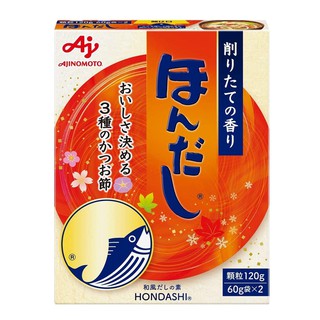 Hạt nêm chiết xuất cá ngừ Ajinomoto Hondashi Gói 120g (60g x 2 gói)
