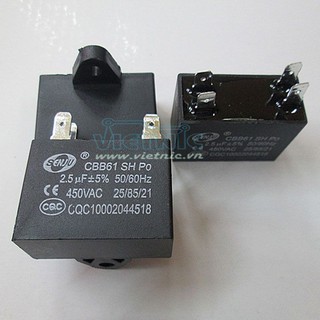 COMBO 2 PCS TỤ CBB61 2.5UF 450V - TỤ ĐIỀU HÒA