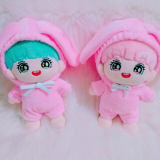 Set liền thân thỏ con cho doll 20cm