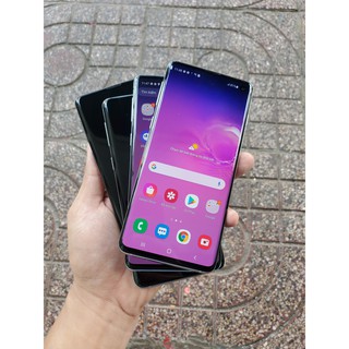 Điện Thoại Samsung Galaxy S10 - 2 Sim Máy Hàn Máy Cũ Like New 97% Bộ nhớ 128GB Ram 8GB Chip Exynos 9820 Màn 6.1''