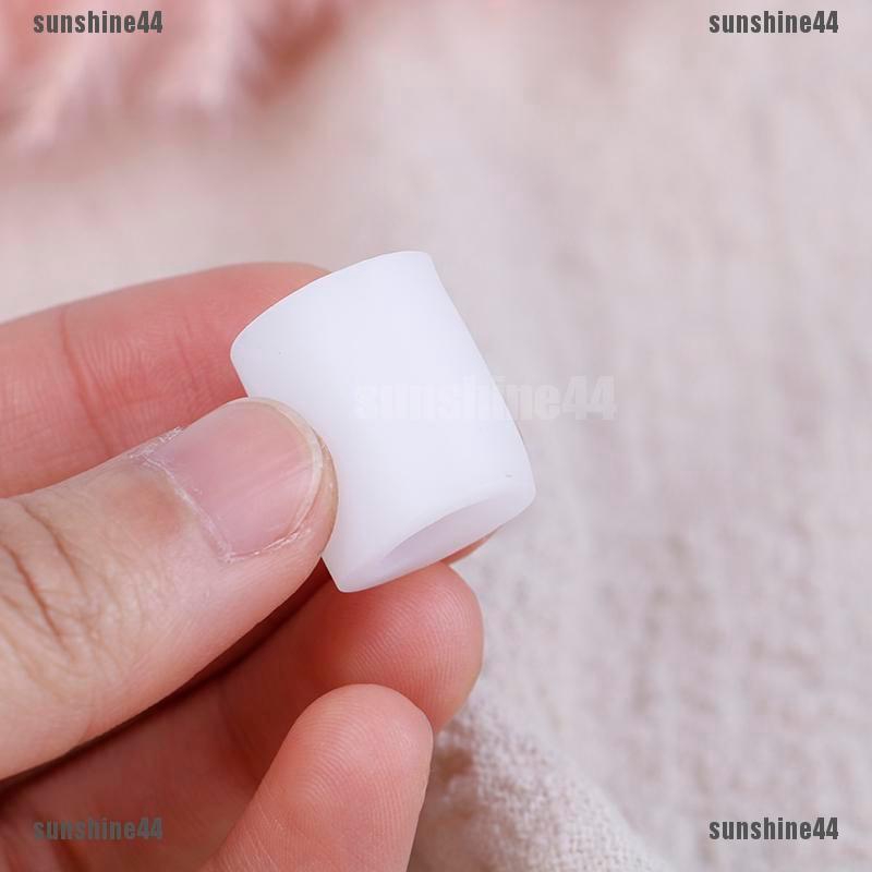 H MY 5 Cặp Bọc Bảo Vệ Ngón Chân Bằng Silicon Gel Mềm Giúp Giảm Đau