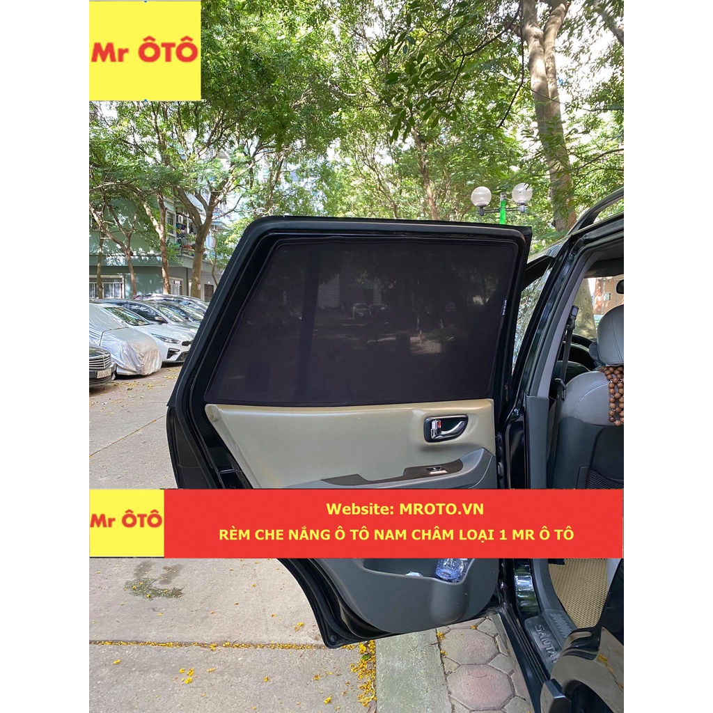 Rèm Che Nắng  Xe Hyundai Santafe  gold chống UV Hàng Loại 1 MR.ÔTÔ -Bảo Hành 2 Năm