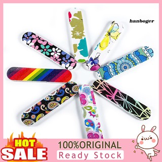 Set 10 Dũa Móng Nghệ Thuật In Hình Hoa Nhiều Màu Tùy Chọn
