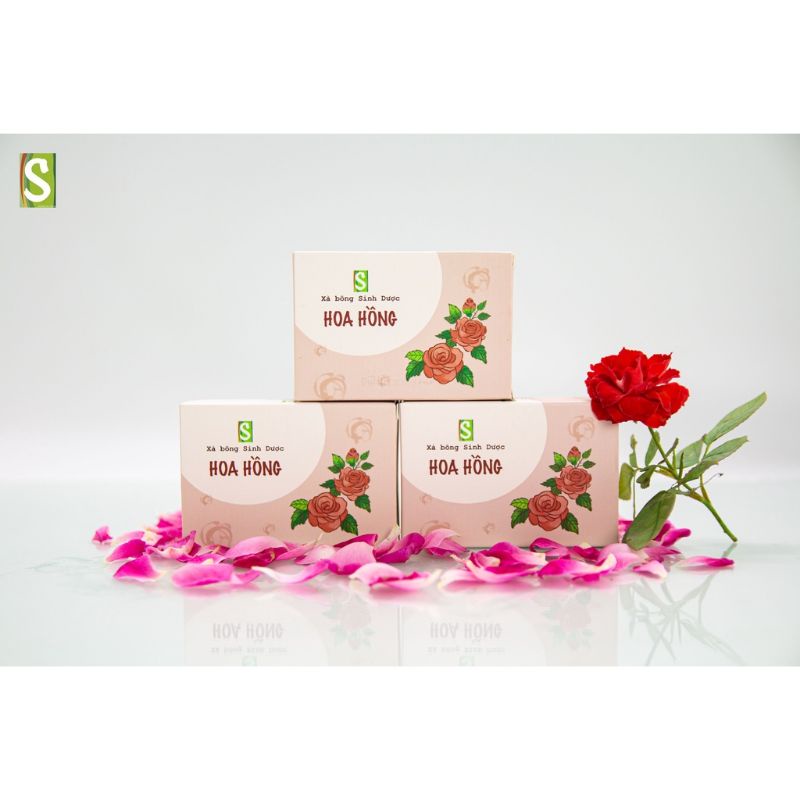 Xà Bông Hoa Hồng HTX Sinh Dược 100g