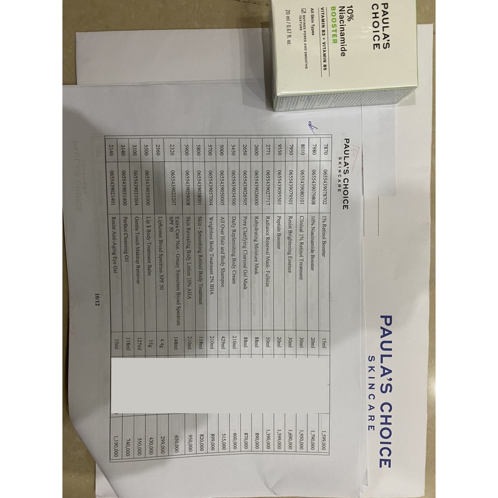 Tinh chất thu nhỏ lỗ chân lông Paula's Choice 10% Niacinamide Booster 20ml ( TBYT Cộng Đồng ) | BigBuy360 - bigbuy360.vn