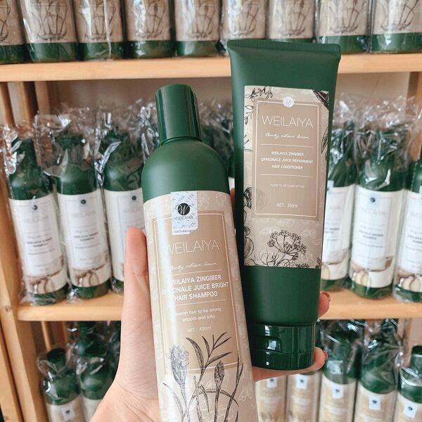 Dầu gội xả gừng weilaiya bộ dầu gội weilaiya