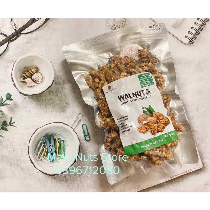 Nhân óc chó nhập khẩu Mỹ 500g