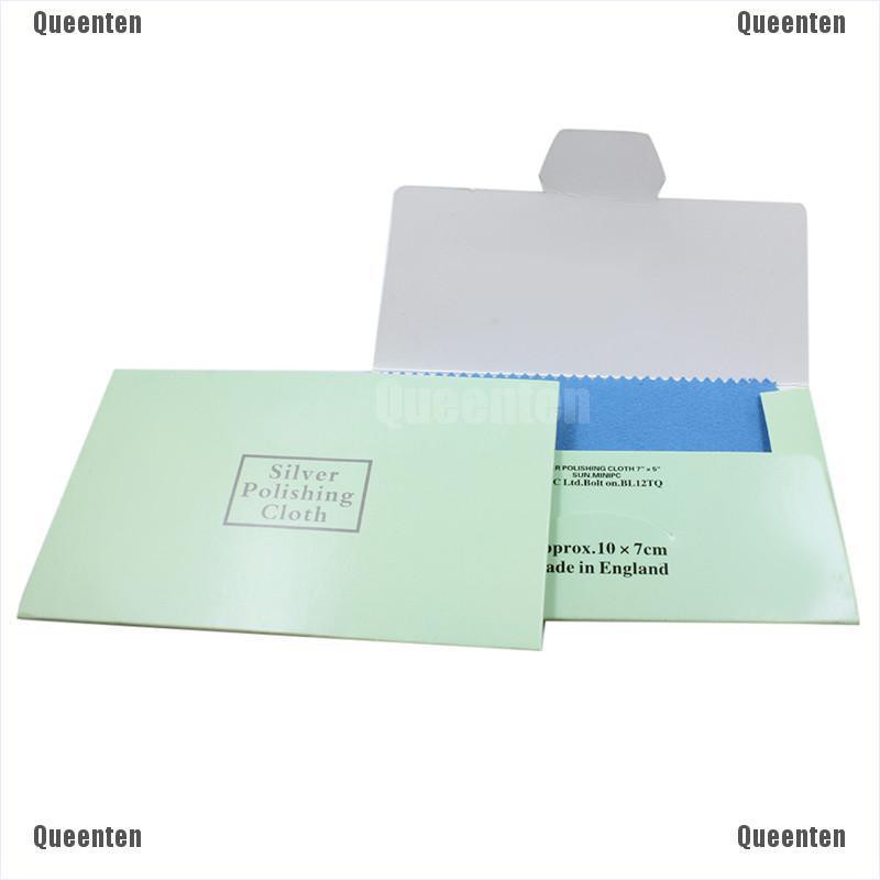 ★Nữ Hoàng★Bộ 10 Khăn Lau Đánh Bóng Trang Sức Chống Xỉn Màu