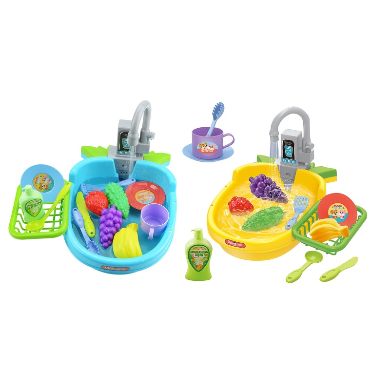 Bộ Đồ Chơi Rửa Rau Củ Quả Bằng Điện Cho Bé