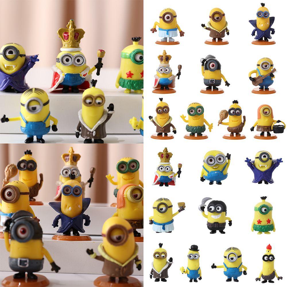 Set 10 Mô Hình Minions Trang Trí Bàn Làm Việc Xinh Xắn