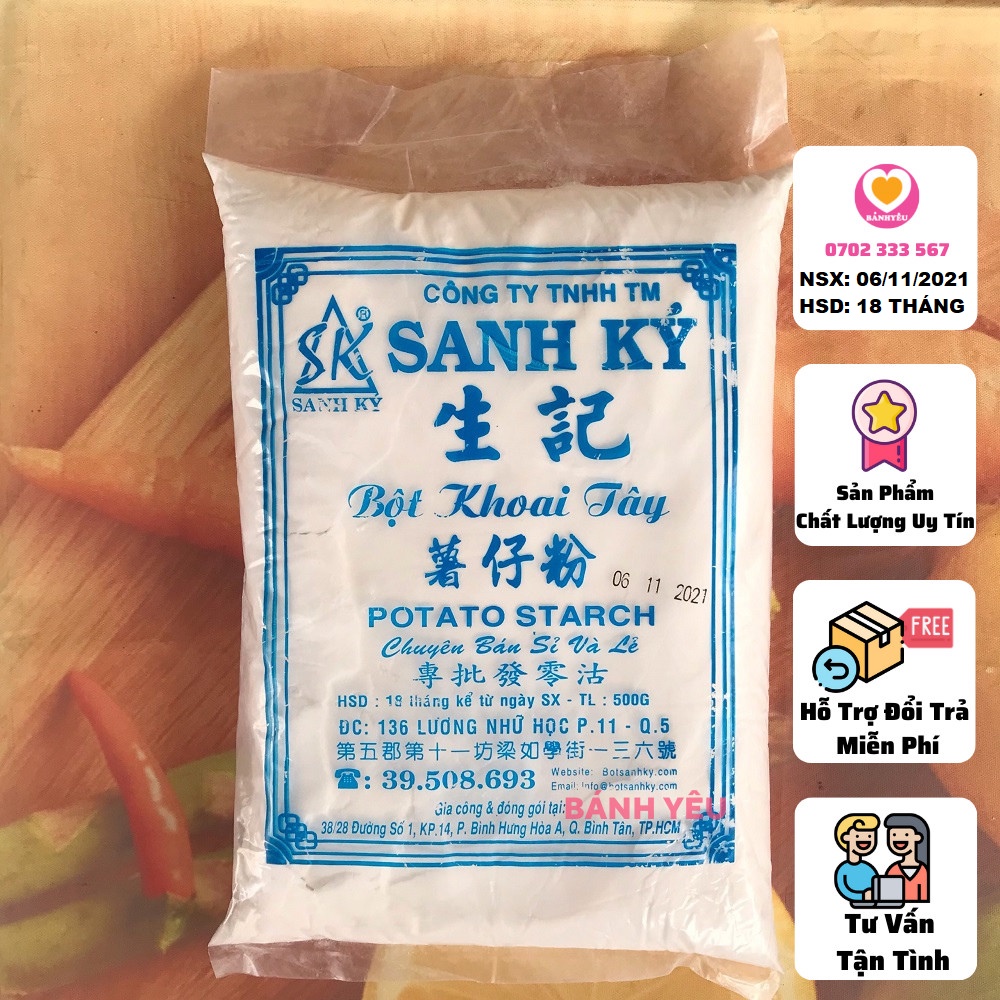 Bột khoai tây Sanh Ký 500g - NL49