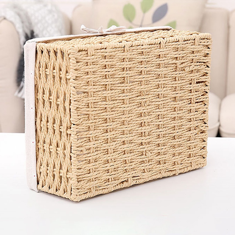 Giỏ đan mây thủ công đựng trái cây/đồ ăn vặt
