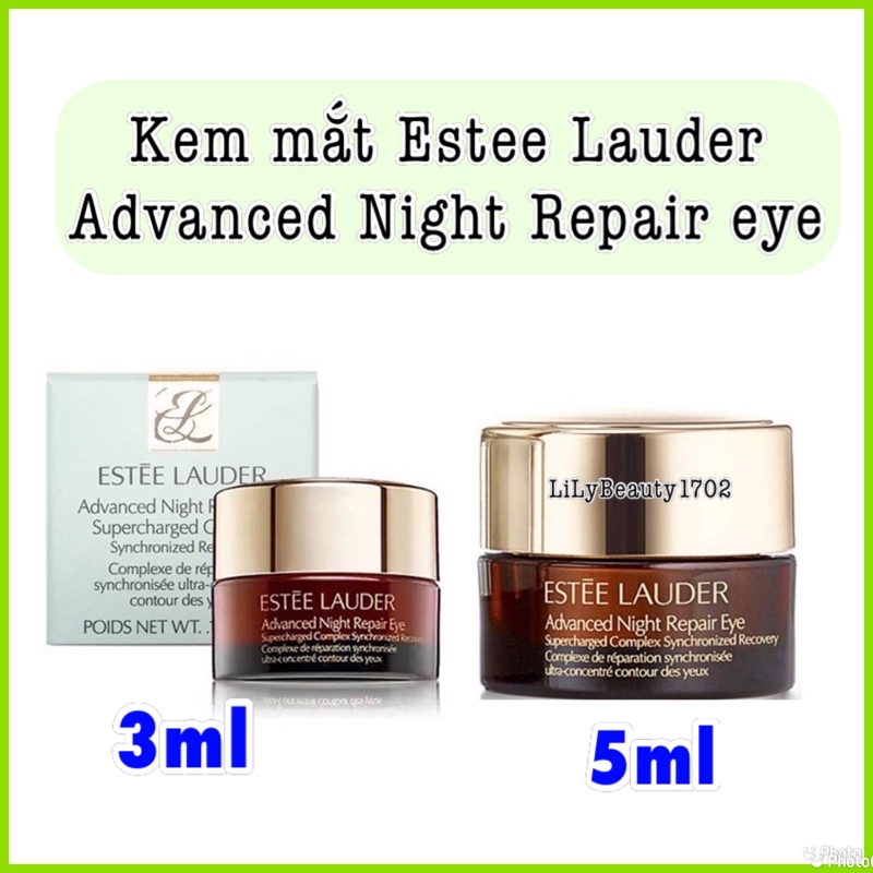 (Bill) Kem mắt Estee Lauder Advanced Night Repair eye 3ml