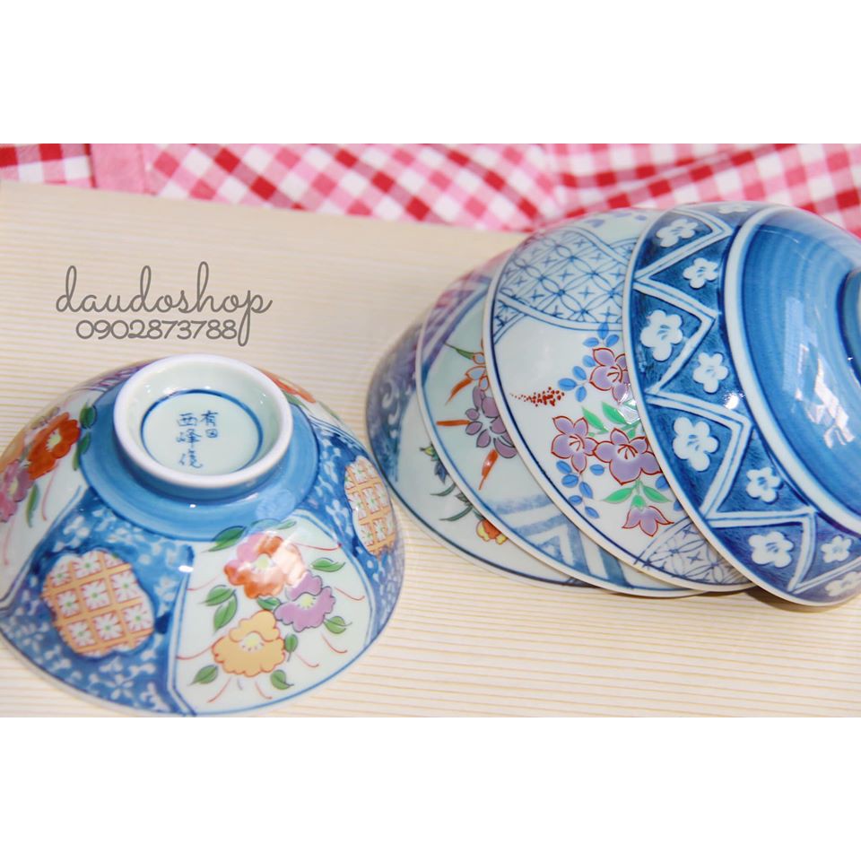 Set 5 chén gốm - Hàng nội địa Nhật