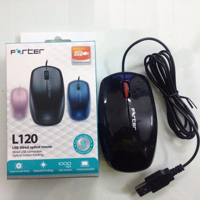 Chuột có dây Forter L120 CHÍNH HÃNG BH24T