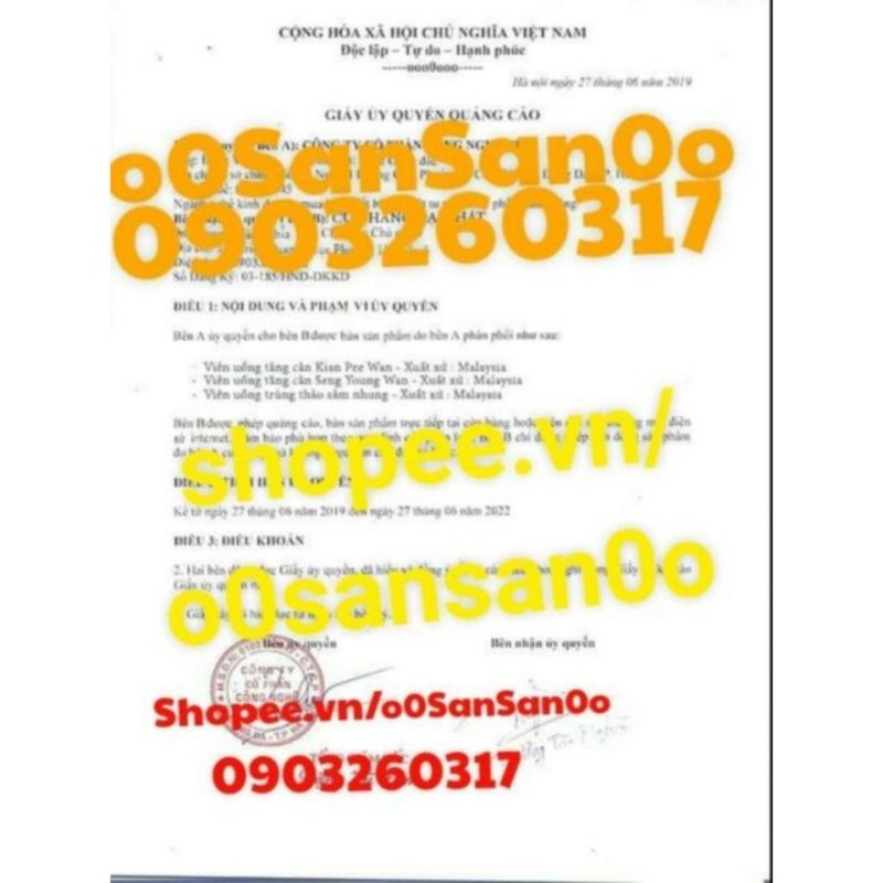 Tăng cân Sâm nhung hoàn chiếu xịn