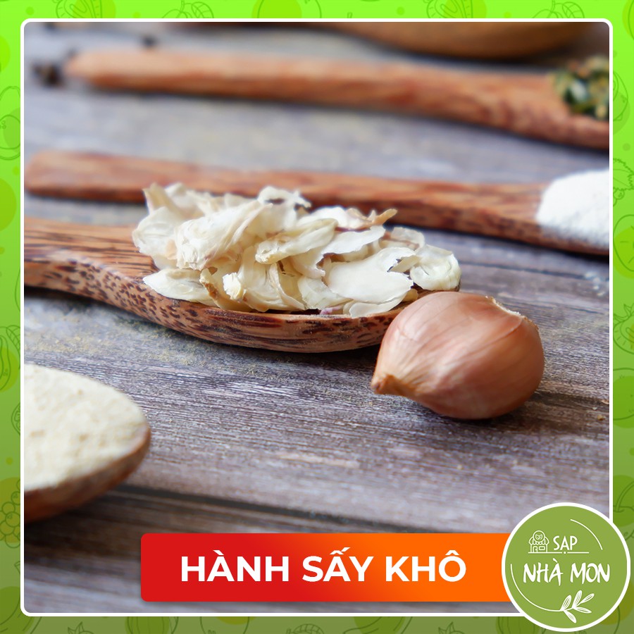 [KO LO CAY MẮT] Hành Tím Sấy Khô Thái Lát - Đặc Sản Hành Tỏi Kinh Môn Hải Dương - 250g