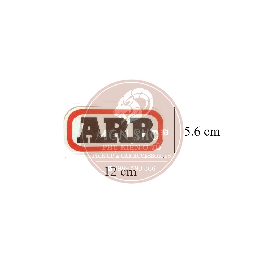 [Decal] [Tem dán] [ARB] dành cho ô tô xe máy