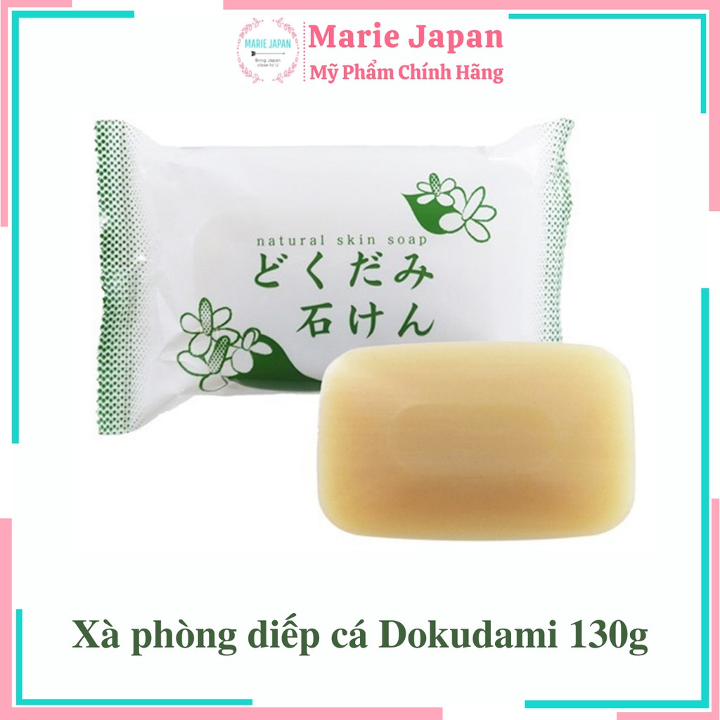 Xà Phòng Diếp Cá Dokudami Natural Skin Soap 130g