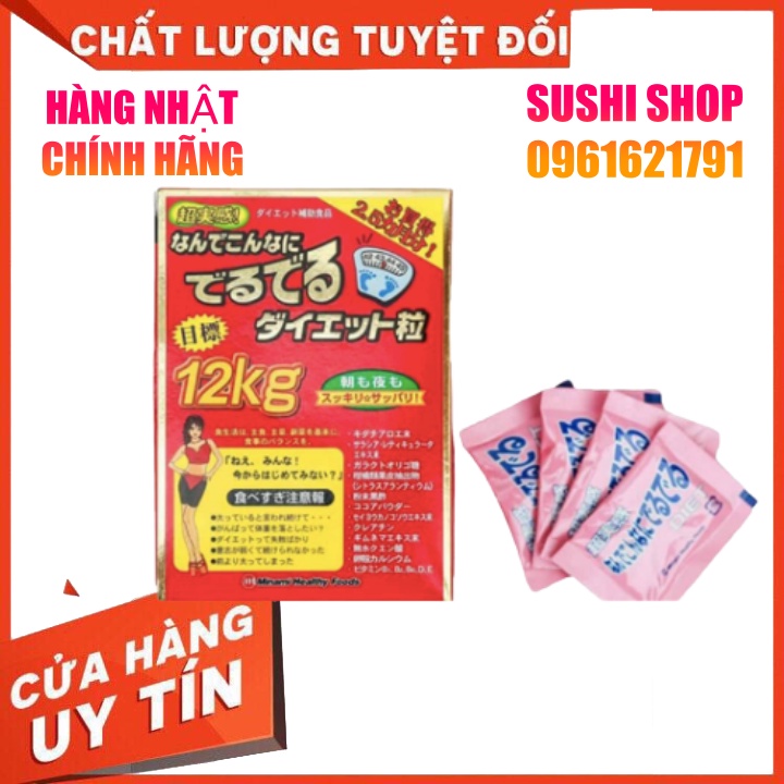 Viên Uống Giảm Cân  Deru Deru 12KG Nhật Bản