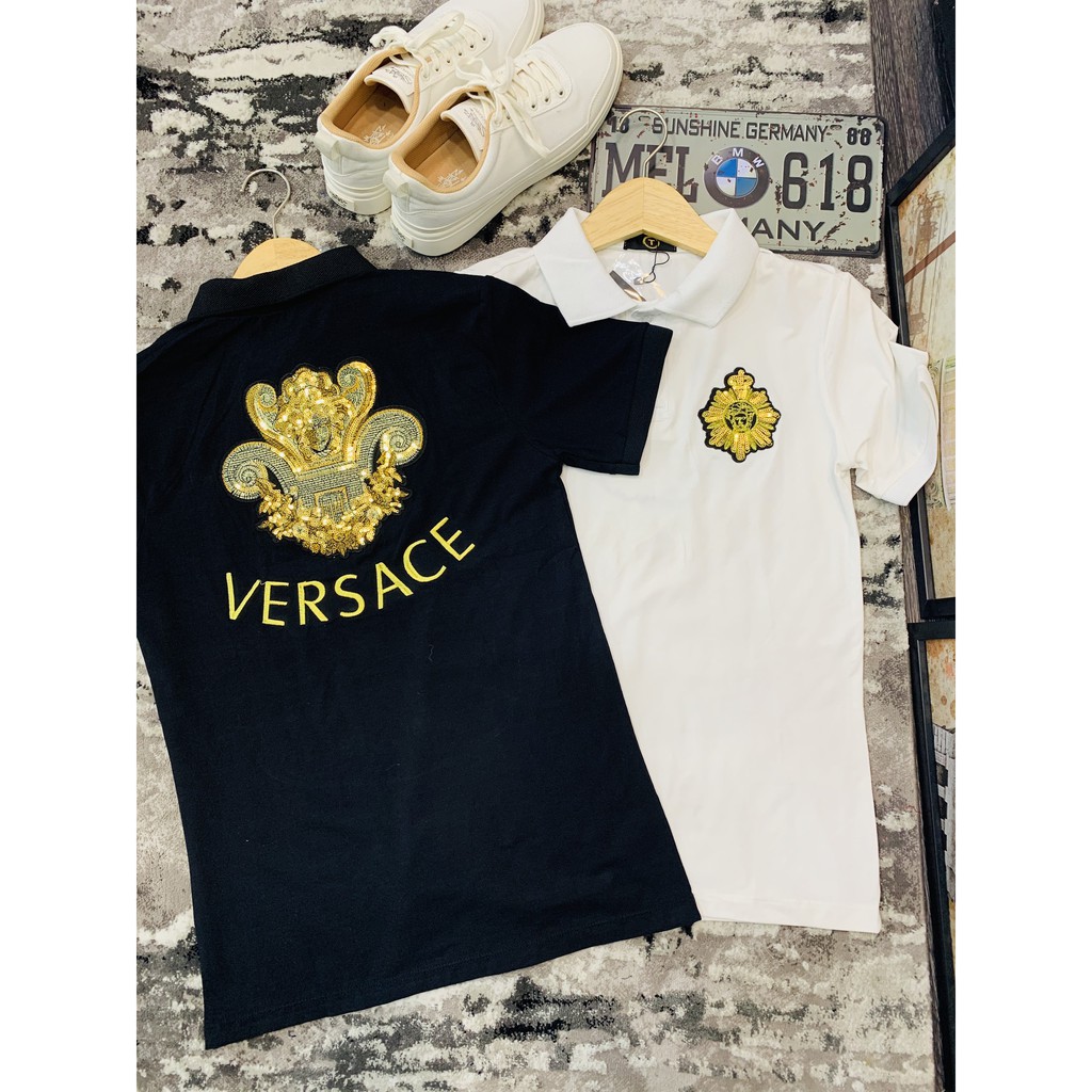 Áo thun nam polo tay ngắn có cổ kim sa đại bàng cao cấp mẫu mới nhất AHFASHION | BigBuy360 - bigbuy360.vn