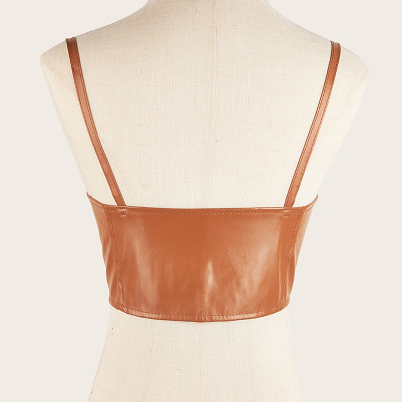 Áo Crop Top Ôm Dáng Màu Sắc Trơn Kèm Thắt Lưng Có Thể Điều Chỉnh Cho Nữ