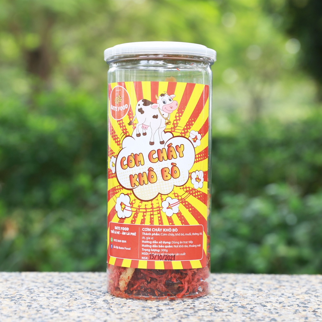 Cơm Cháy Lắc Khô Bò 300g Giòn Ngon Đậm Vị  I BateFood  I Đồ Ăn Vặt | BigBuy360 - bigbuy360.vn