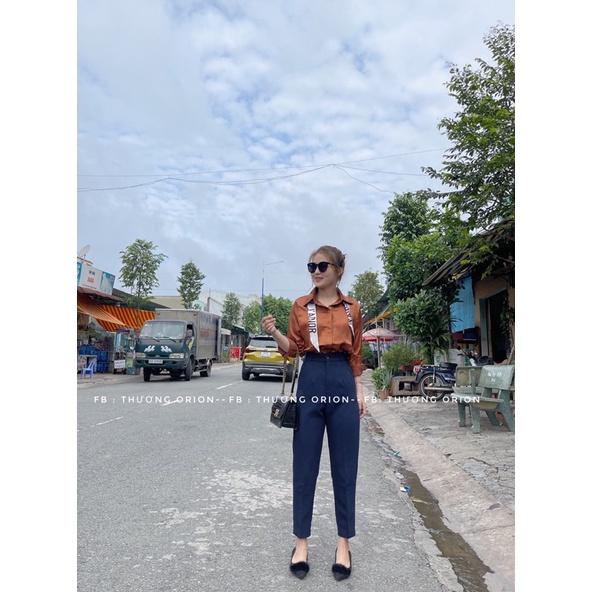 Quần Tây màu xanh đen