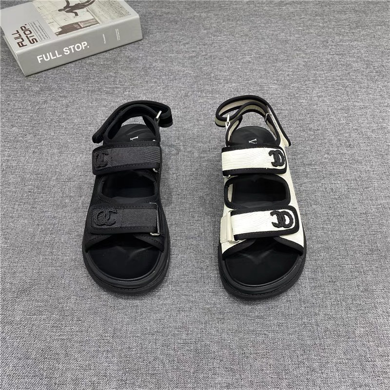 Dép Sandal Nữ Quai Dán Đế Bánh Mì Cao 2cm QC Cao Cấp TRINH LÊ SHOP GIÀY DÉP