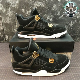 Giầy Air Jordan 4 Royalty black đen đế trắng thời trang, sneaker nam nữ