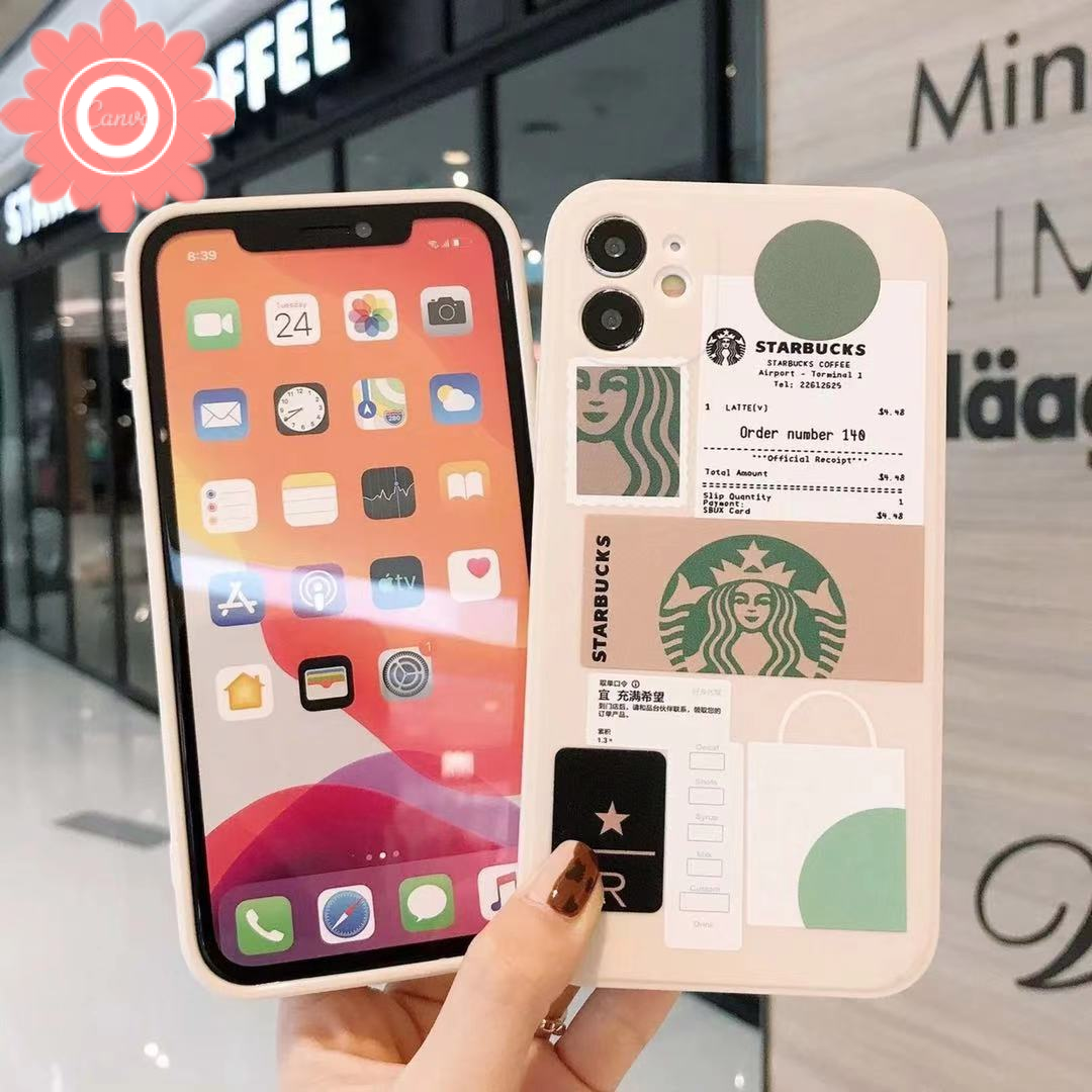 STARBUCKS Ốp Lưng Tpu Mềm Hình Starbuck Thời Trang Cho Vivo Y11 Y12 Y17 Y15 Y12I Y20 Y20I Y20S Y12S Y50 Y30 Y30I