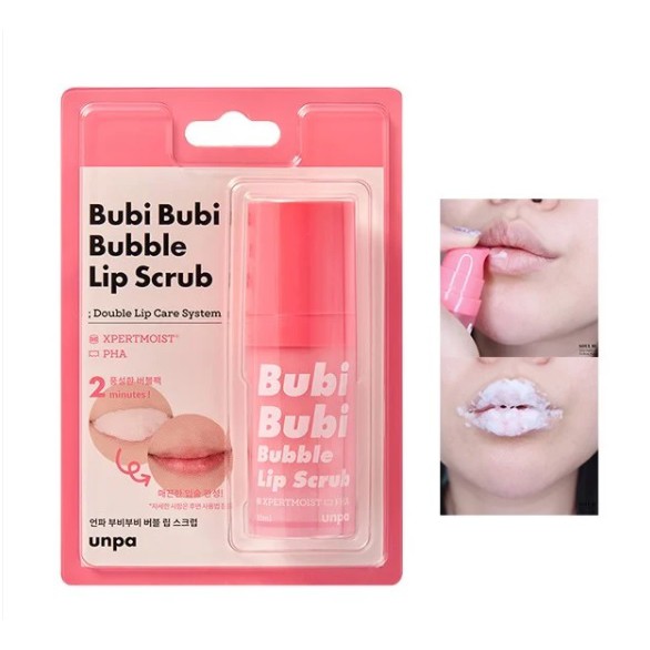 [Mẫu Mới Nhất] Tẩy Da Chết Môi Unpa Bubi Bubi Lip Hàn Quốc