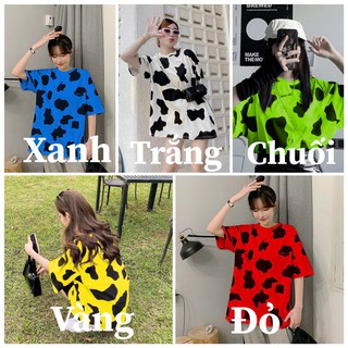 Áo thun bò sữa tay dài form rộng Unisex, Sweater bò sữa Hot trend SWBO